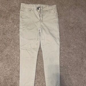 American Eagle High Rise Khaki Jeggings size 6